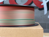 Filament PLA Silk Bicolor Green/Red 1kg
