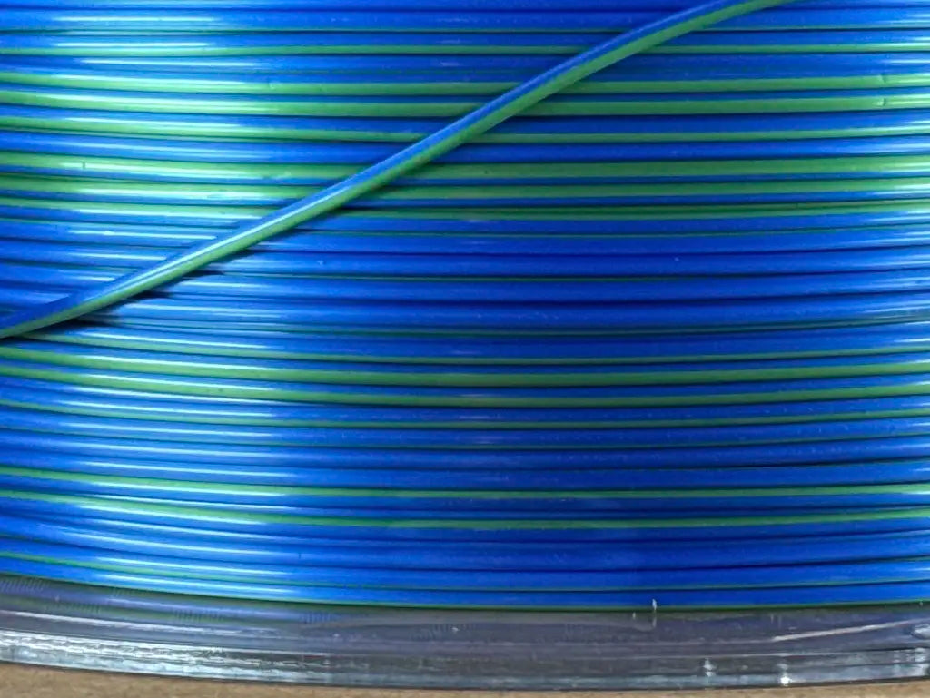 Filament PLA Silk Rainbow Candy Green/Blue 1kg