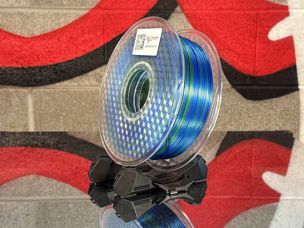 Filament PLA Silk Rainbow Candy Green/Blue 1kg