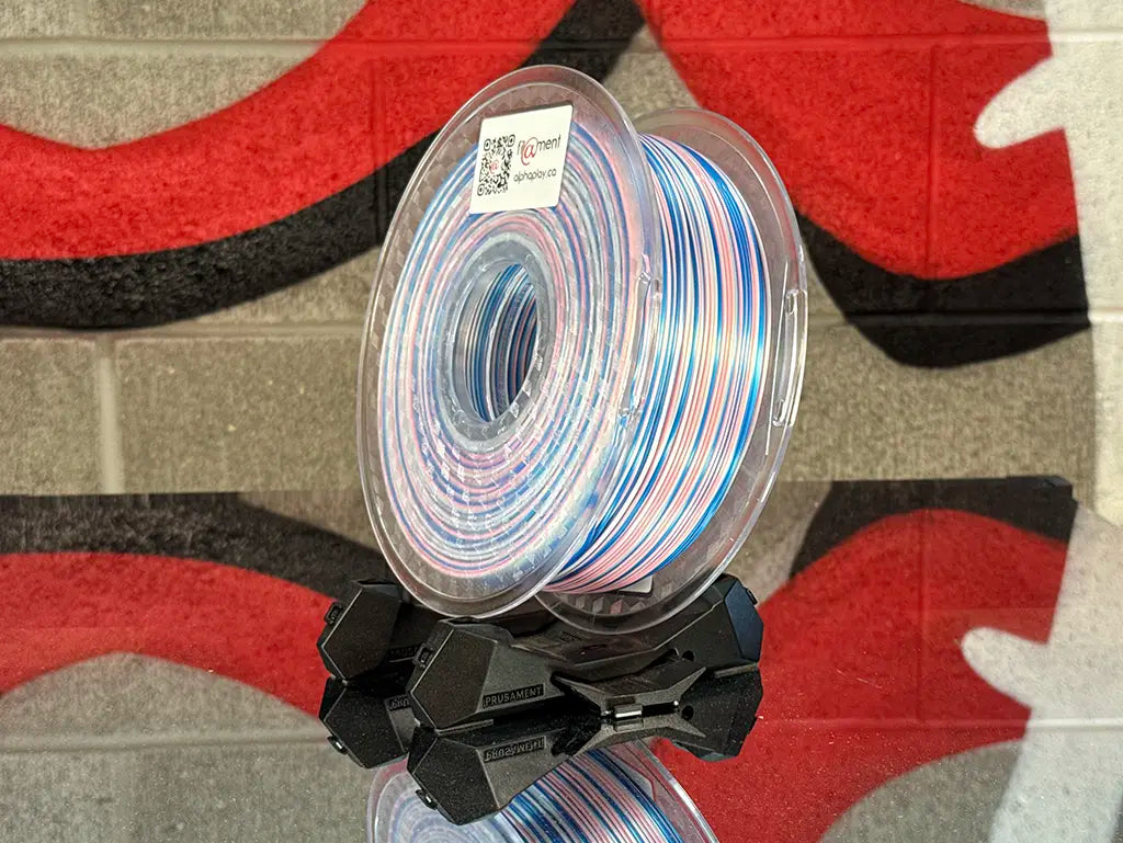 Filament PLA Silk Rainbow Candy Blue/Pink/White 1kg