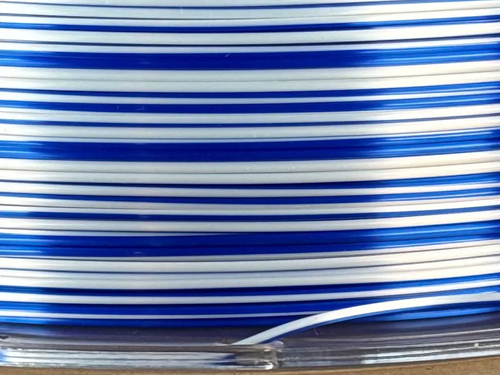 Filament PLA Silk Rainbow Candy Blue/Silver 1kg