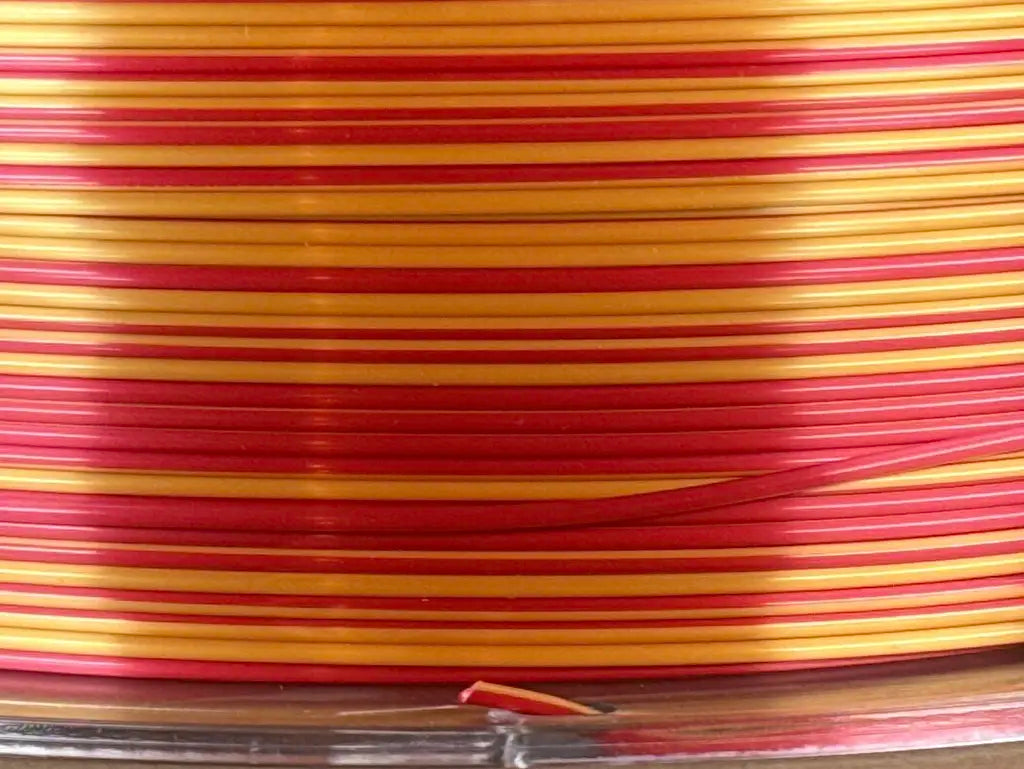 Filament PLA Silk Rainbow Candy Gold/Red 1kg