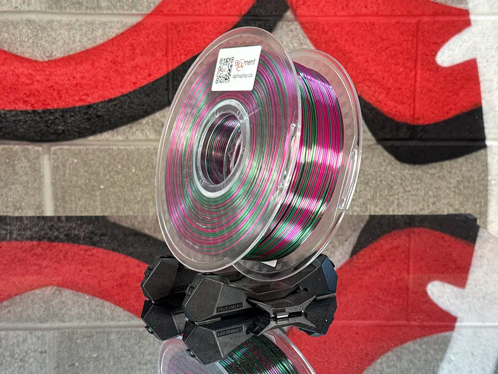 Filament PLA Silk Rainbow Candy Green/Fuchsia 1kg