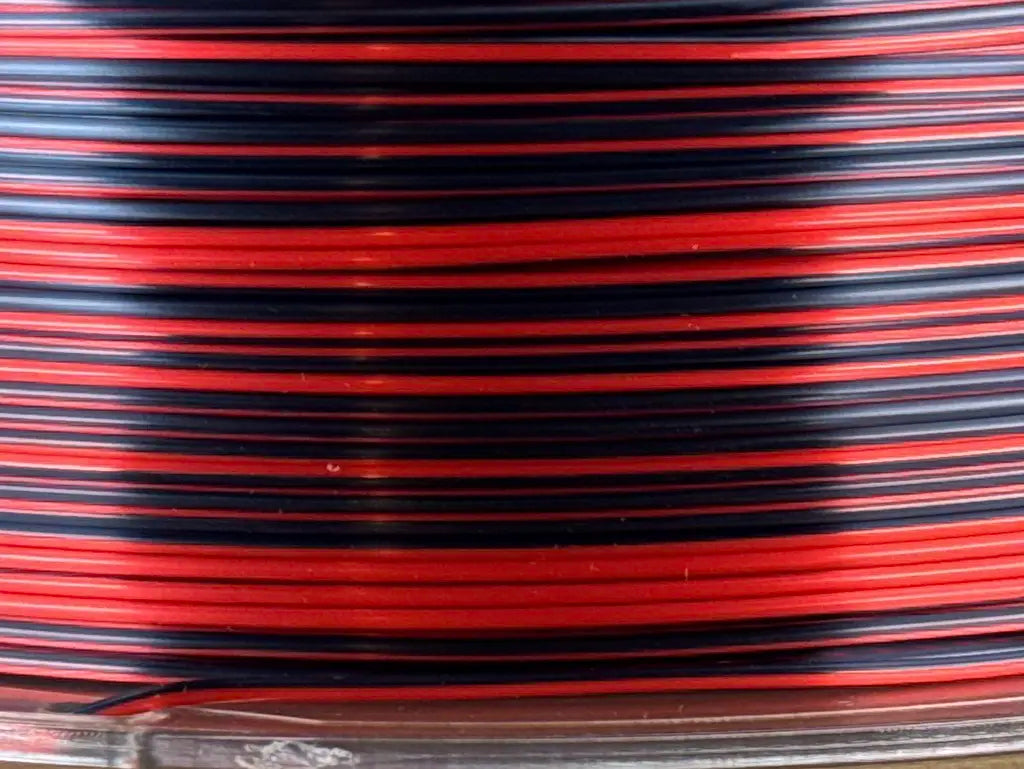 Filament PLA Silk Rainbow Candy Red/Black 1kg