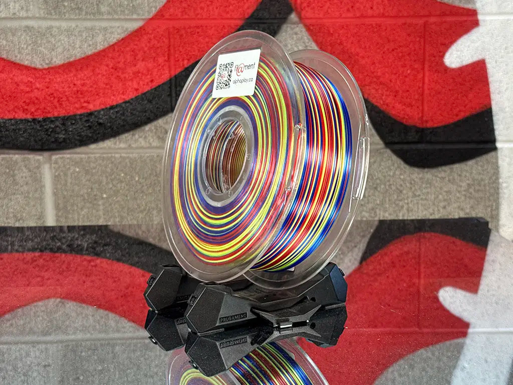 Filament PLA Silk Rainbow Candy Red/Yellow/Blue 1kg