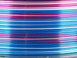 Filament PLA Silk Rainbow Candy Rose Red/White/Blue 1kg