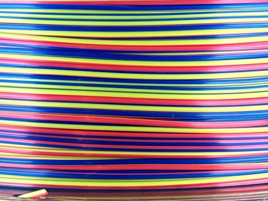 Filament PLA Silk Rainbow Candy Youth Red/Yellow/Deep Blue 1kg