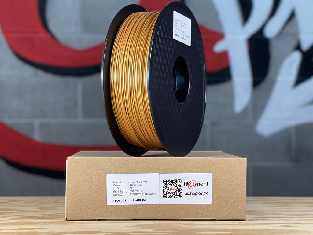 Filament PLA Metal Finish Gold 1kg