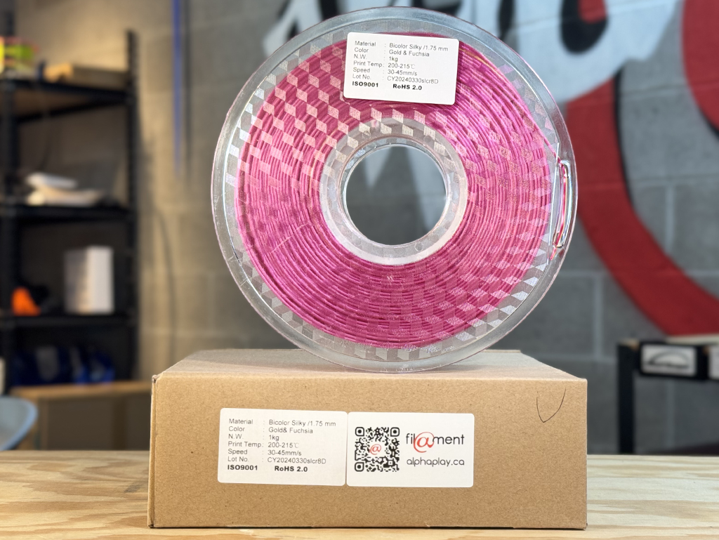 Filament PLA Silk Bicolor Gold/Fuchsia 1kg