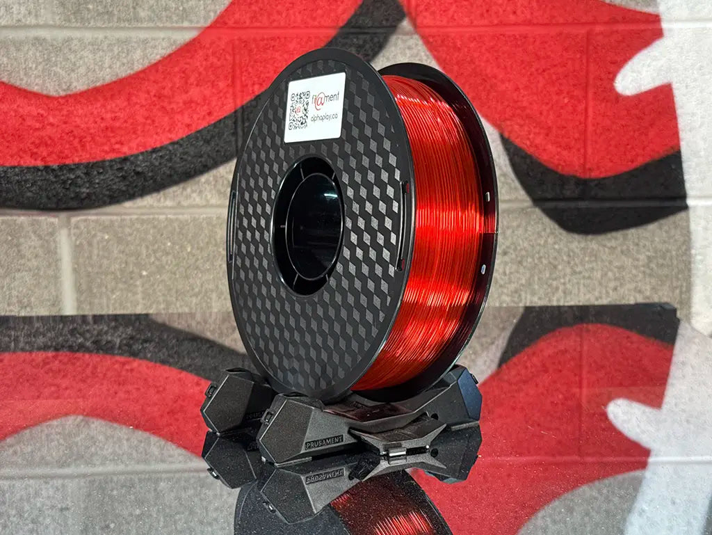 Filament PLA Transparent - Red 1kg