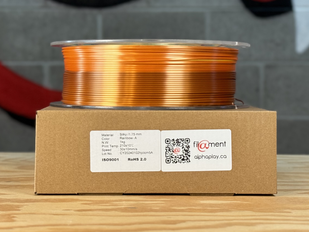 Filament PLA Silk Rainbow Candy Pink/White/Black 1kg