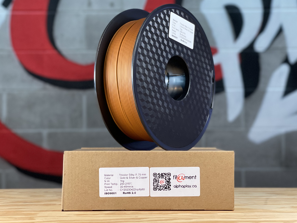 Filament PLA Silk Tricolor Gold/Silver/Copper 1kg