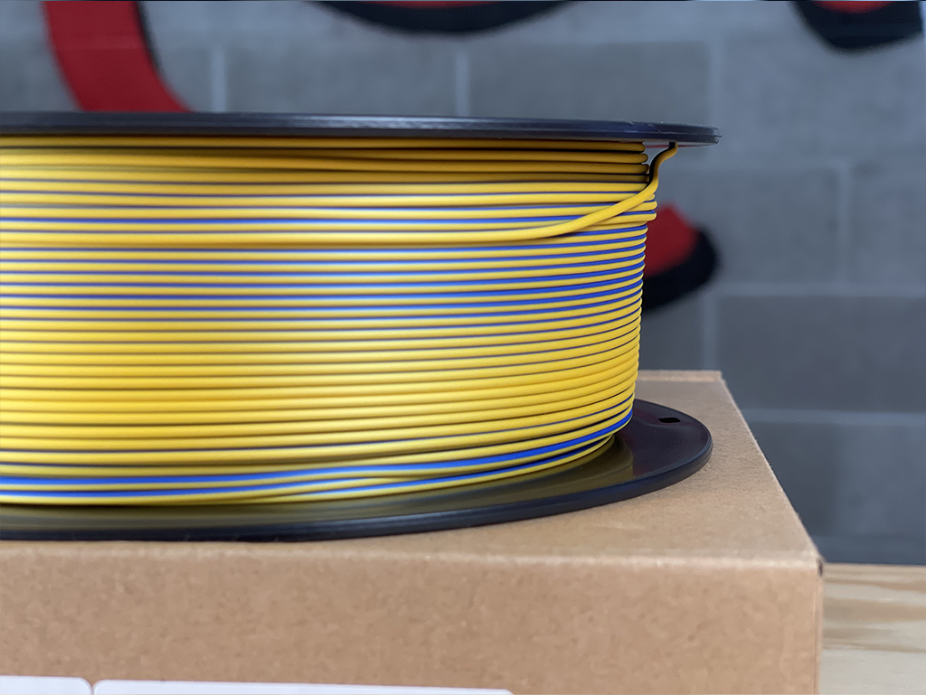 Filament PLA Silk Bicolor Gold/Blue 1kg