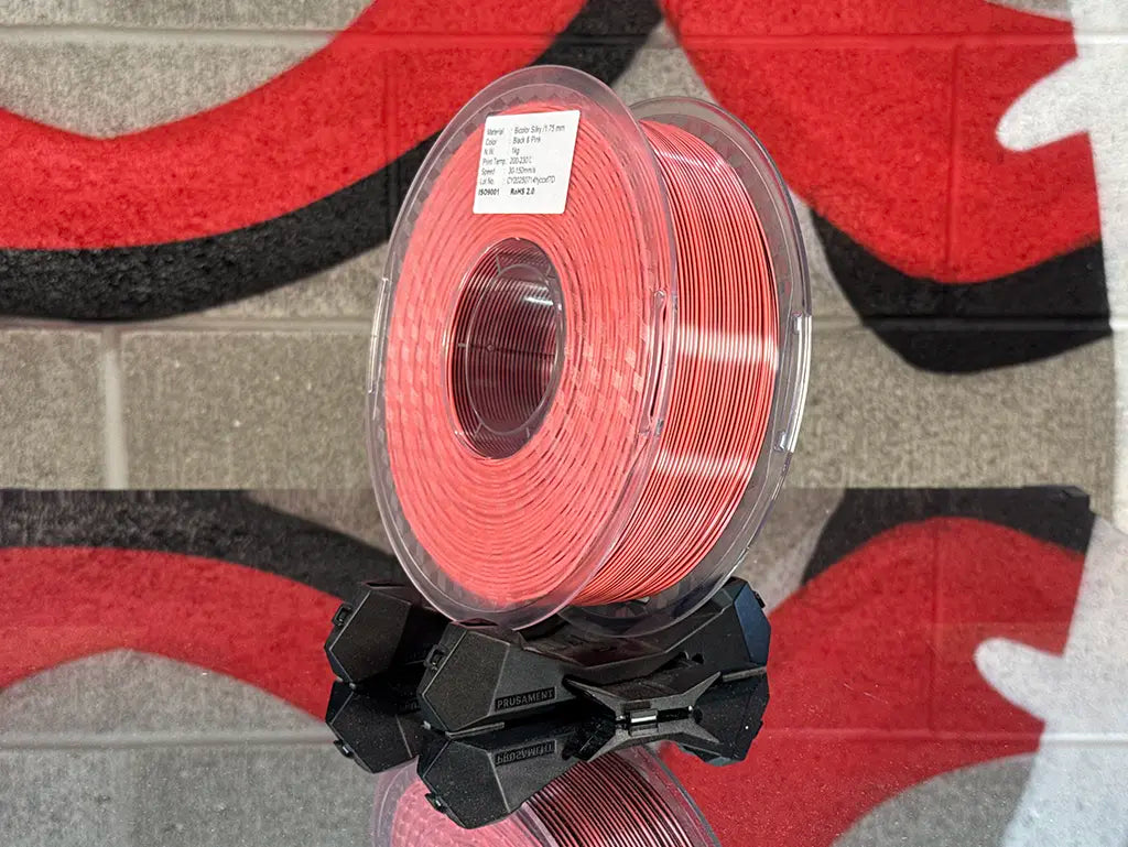 Filament PLA Silk Bicolor Black/Pink 1kg