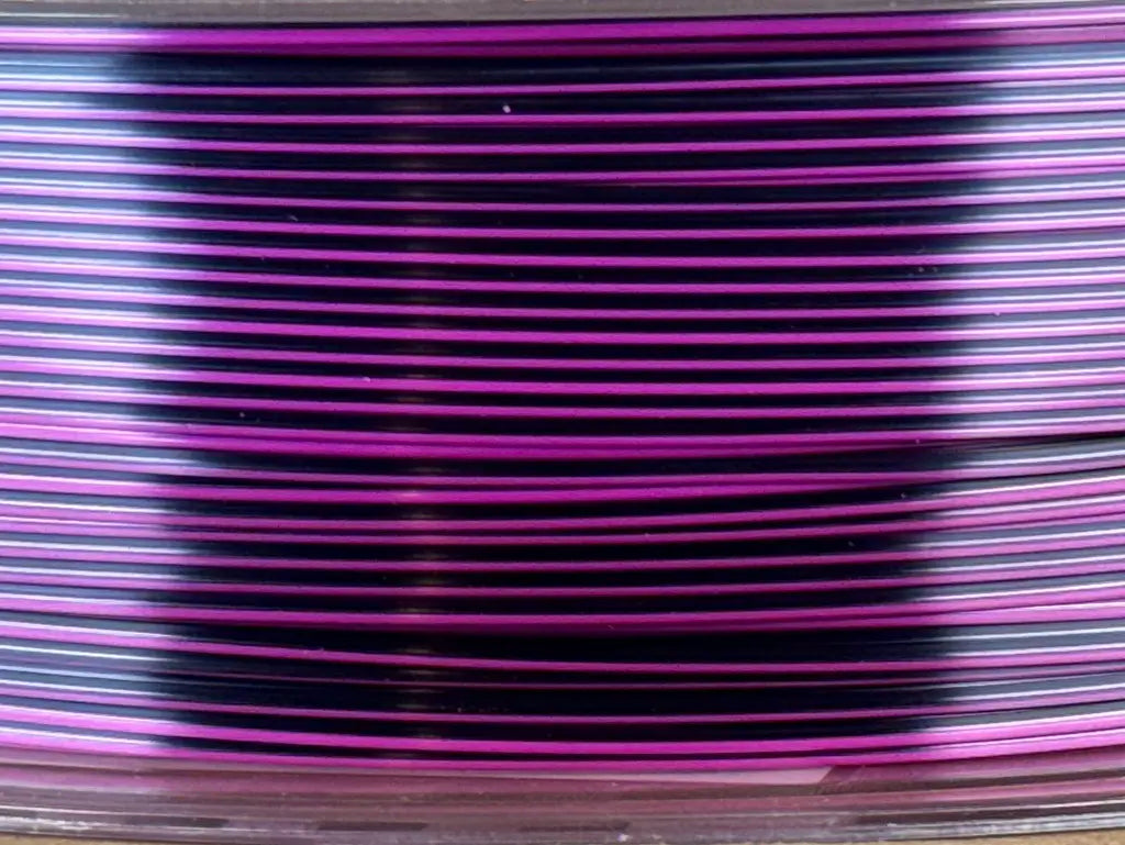Filament PLA Silk Bicolor Black/Purple 1kg