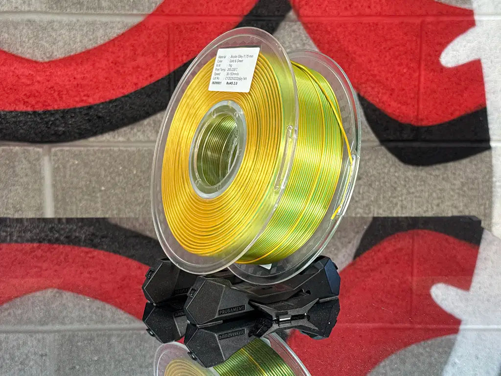 Filament PLA Silk Bicolor Gold/Green 1kg