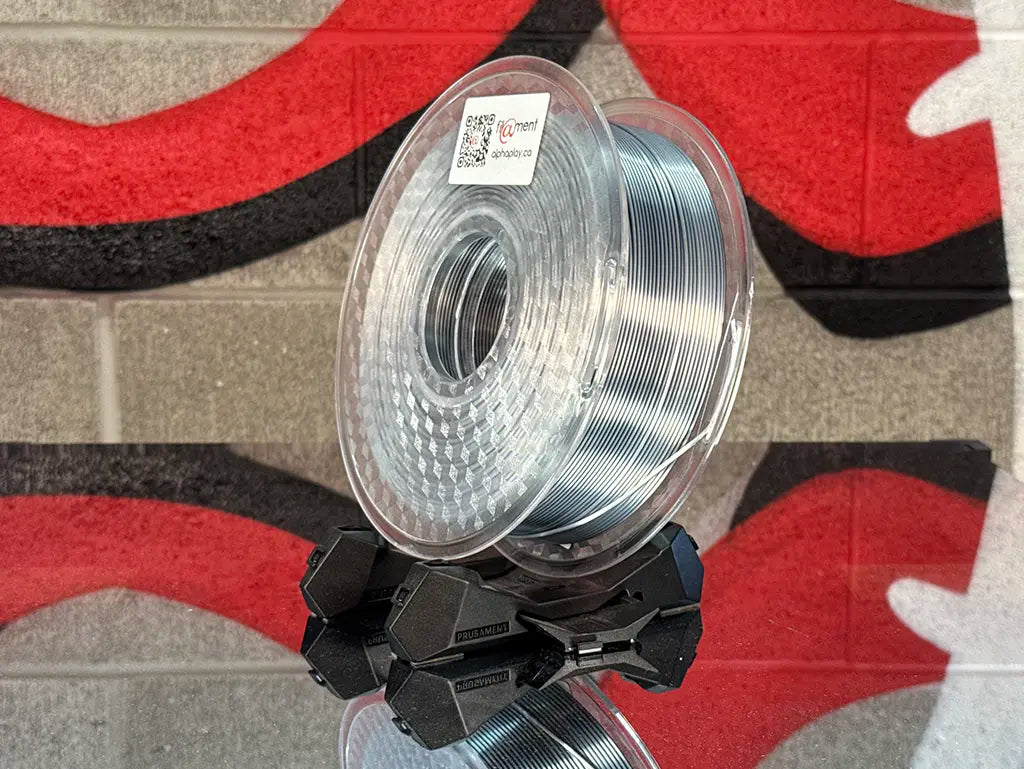 Filament PLA Silk Bicolor Silvery/Black 1kg