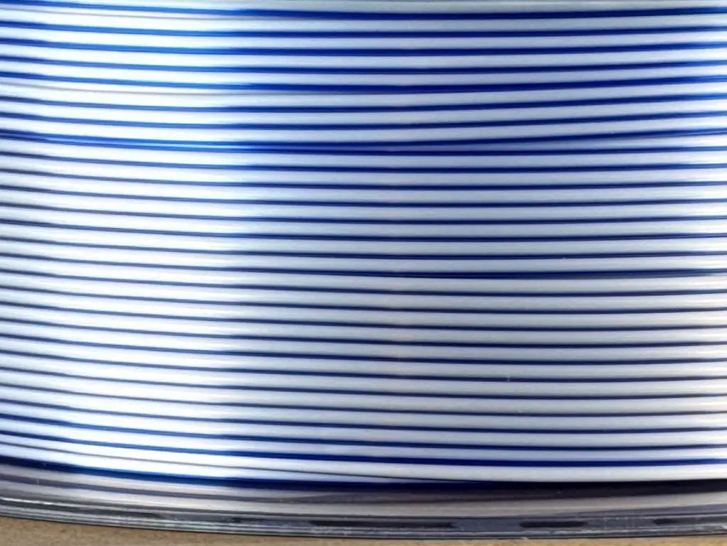 Filament PLA Silk Bicolor Silvery/Blue 1kg
