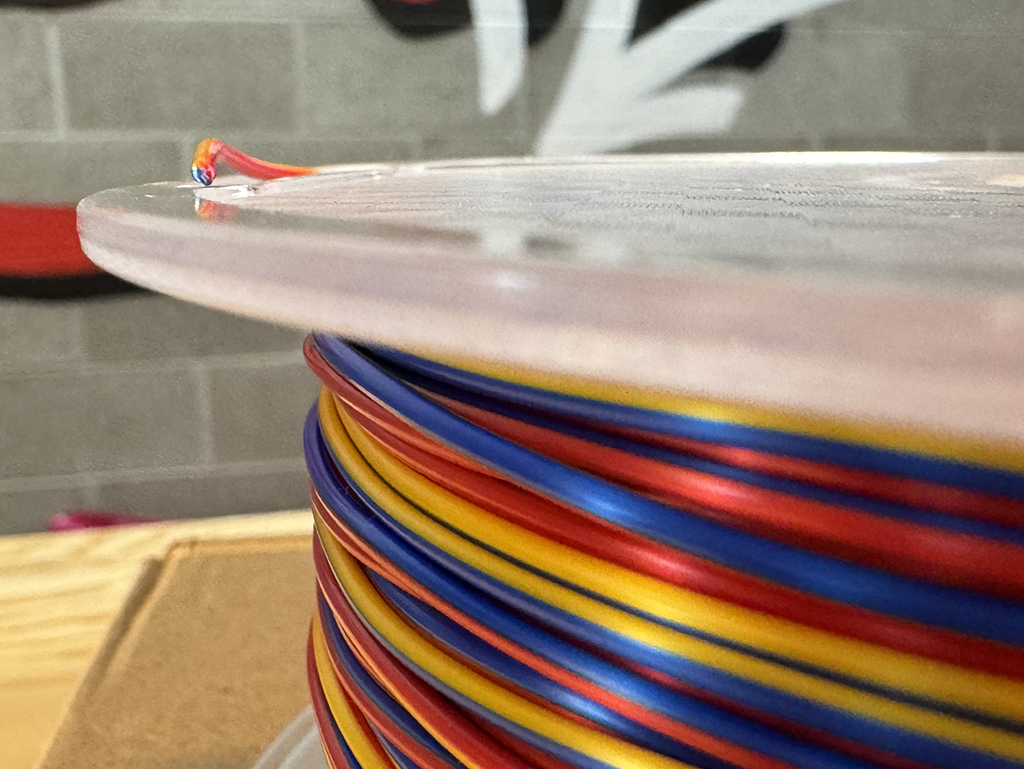 Filament PLA Silk Rainbow Candy Gold/Red/Blue 1kg