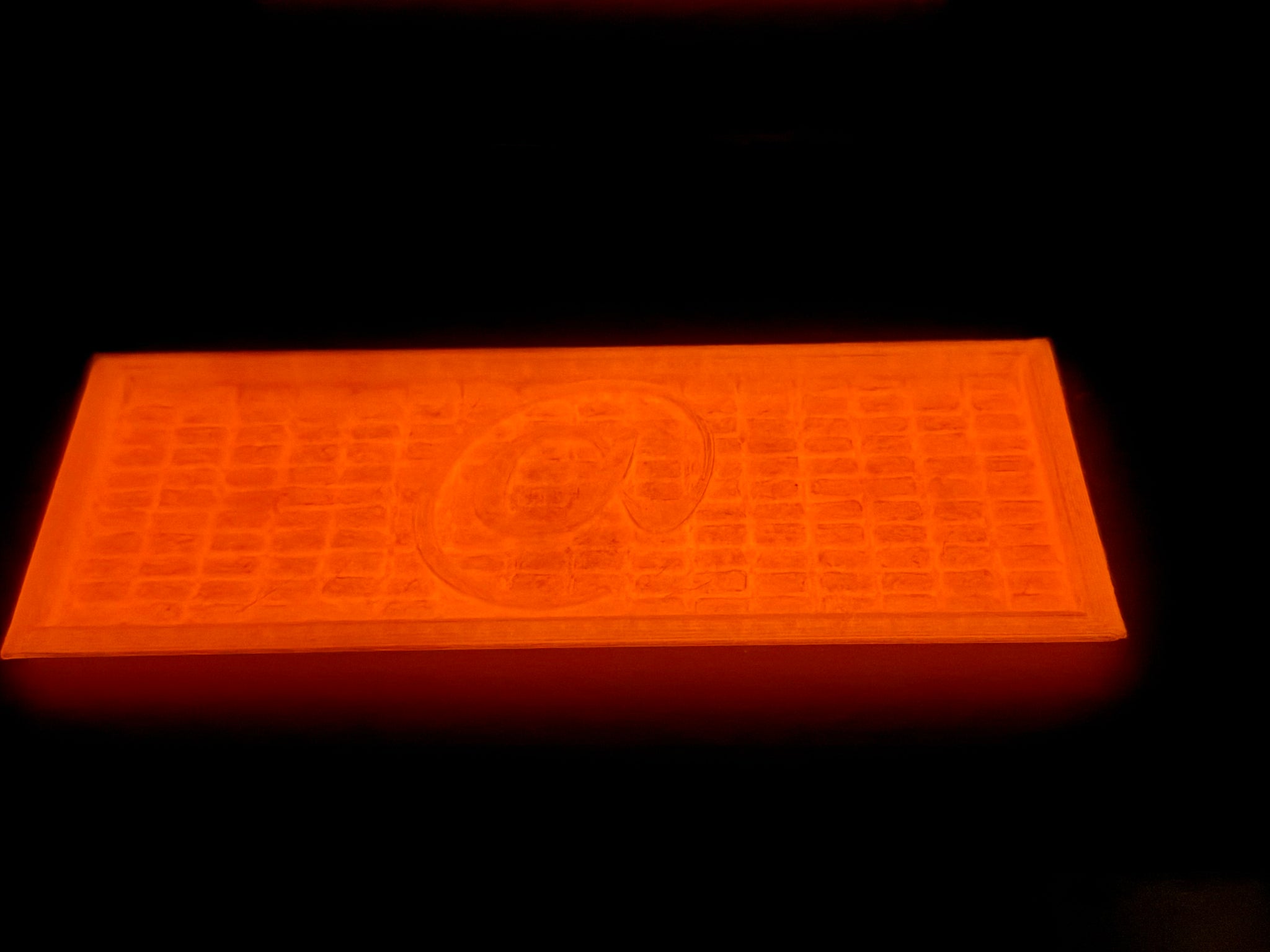 Filament Glow In The Dark PLA - Luminous Orange 1kg