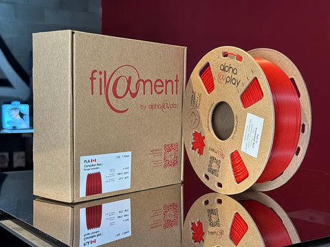 Alpha Filament PLA Canadian Red 1.75mm