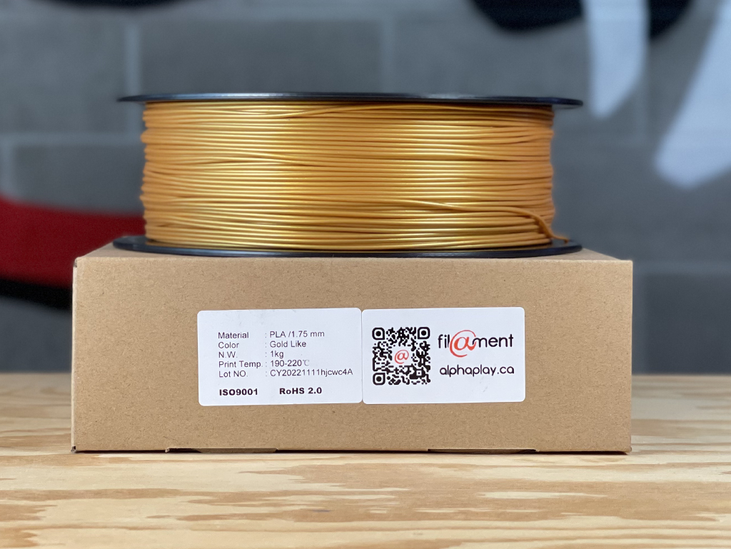 Filament PLA Metal Finish Gold 1kg
