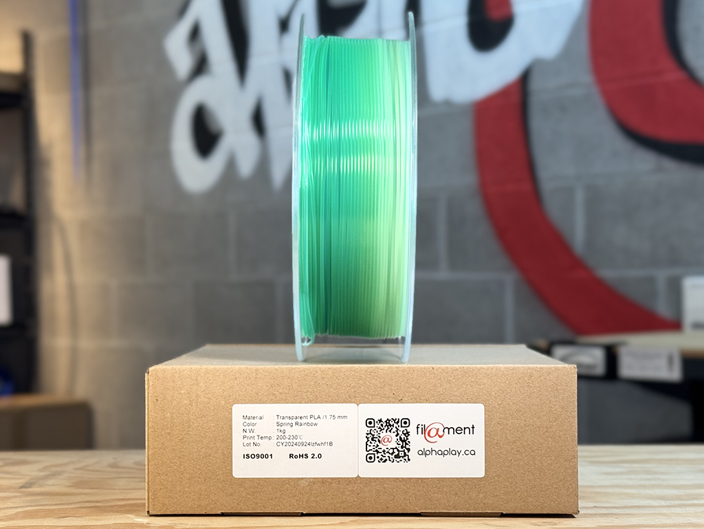 Filament PLA Transparent Seasons : Spring 1kg – alpha@play