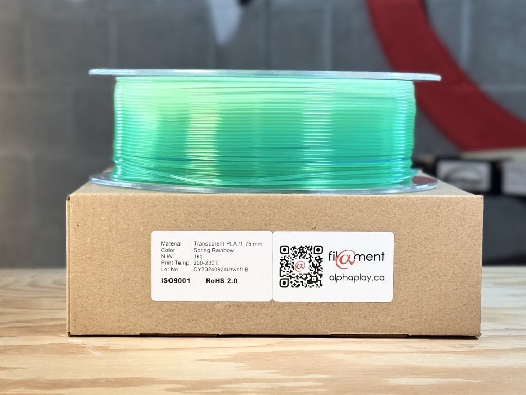Pla Spring Filament PLA Transparent Seasons : Spring 1kg – alpha@play