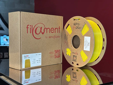 Alpha Filament PLA Yellow 1.75mm
