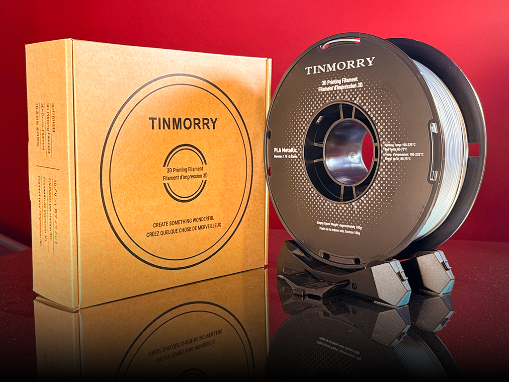 TINMORRY PLA Metallic Silver 1.75mm 1Kg