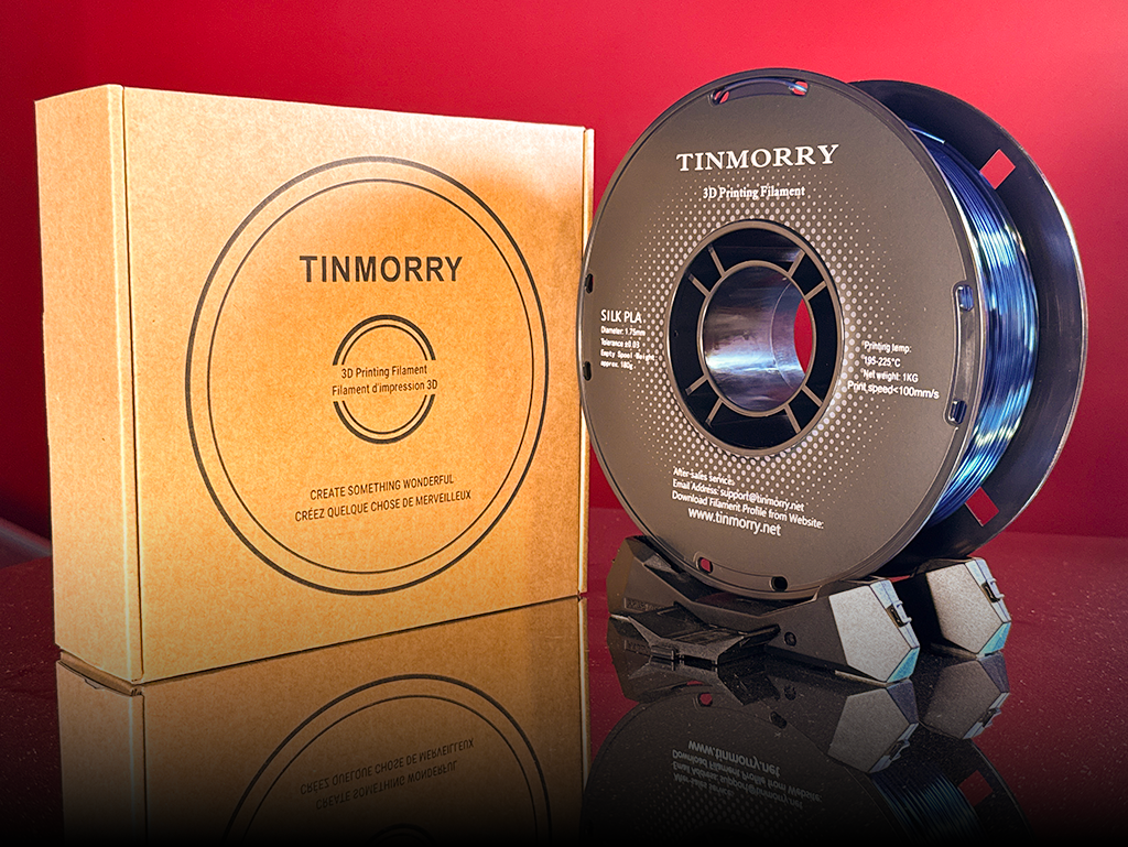 TINMORRY PLA Silk Blue 1.75mm 1Kg
