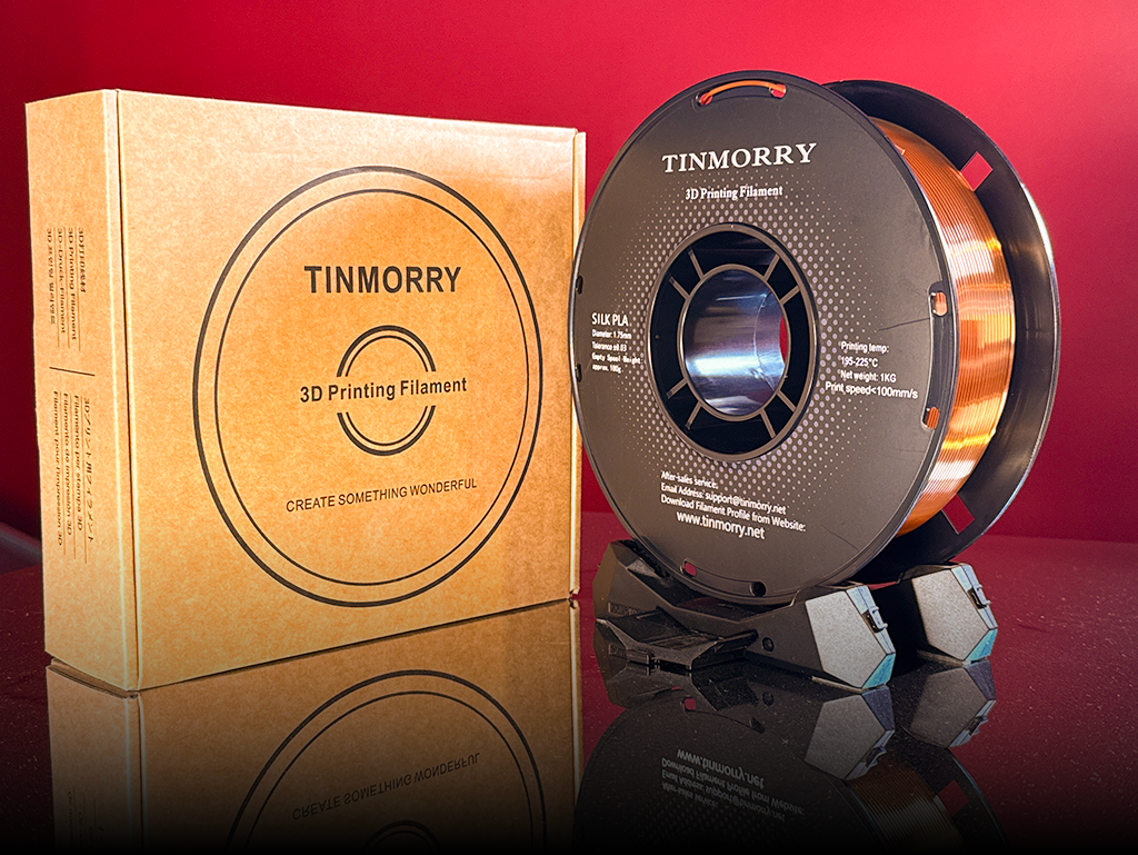 TINMORRY PLA Silk Brown 1.75mm 1Kg