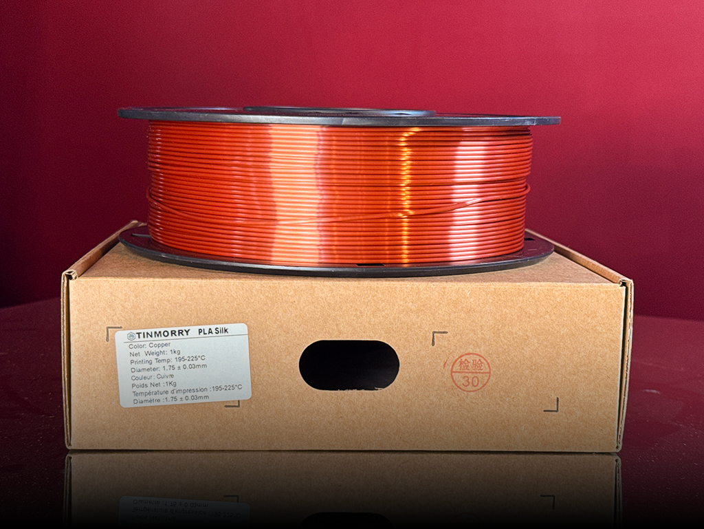 TINMORRY PLA Silk Red Copper 1.75mm 1Kg (Copy)