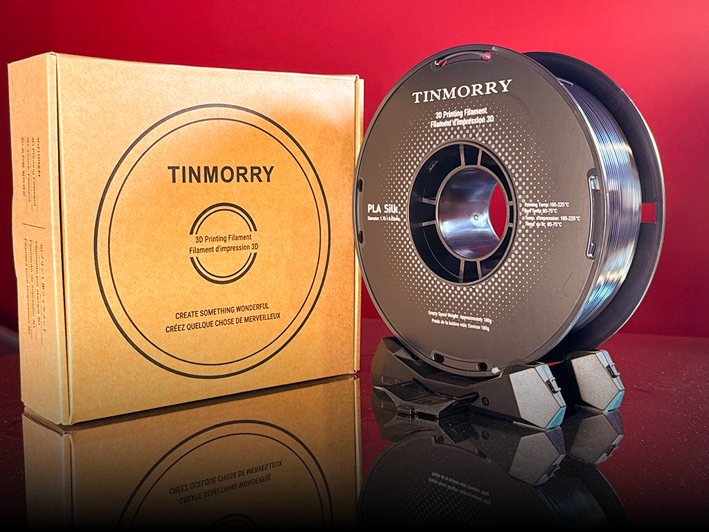TINMORRY PLA Silk Iron Black 1.75mm 1Kg
