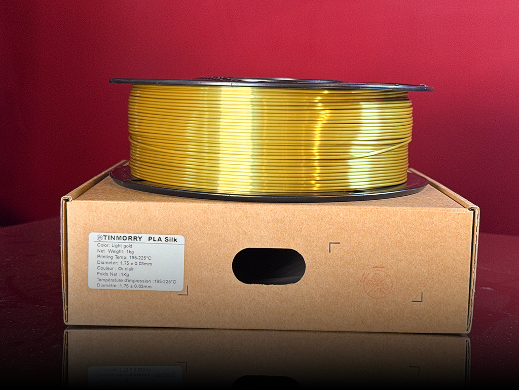 TINMORRY PLA Silk Light Gold 1.75mm 1Kg