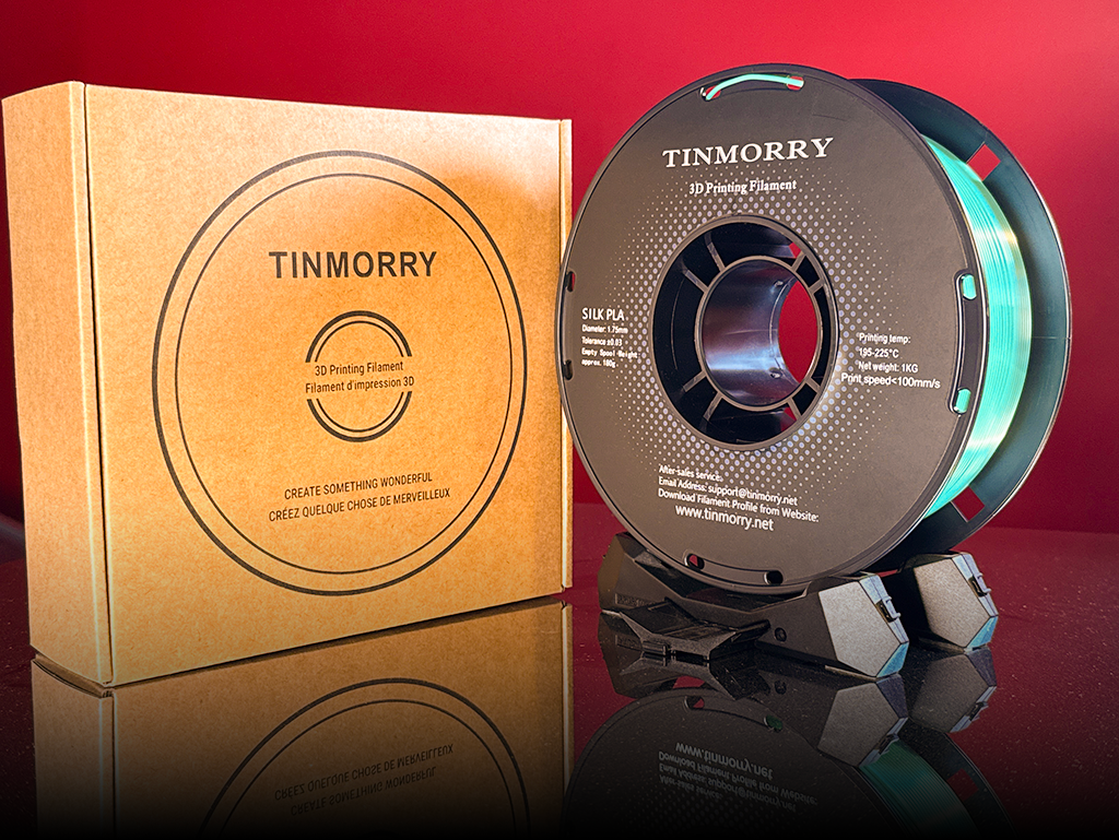 TINMORRY PLA Silk Mint Green 1.75mm 1Kg