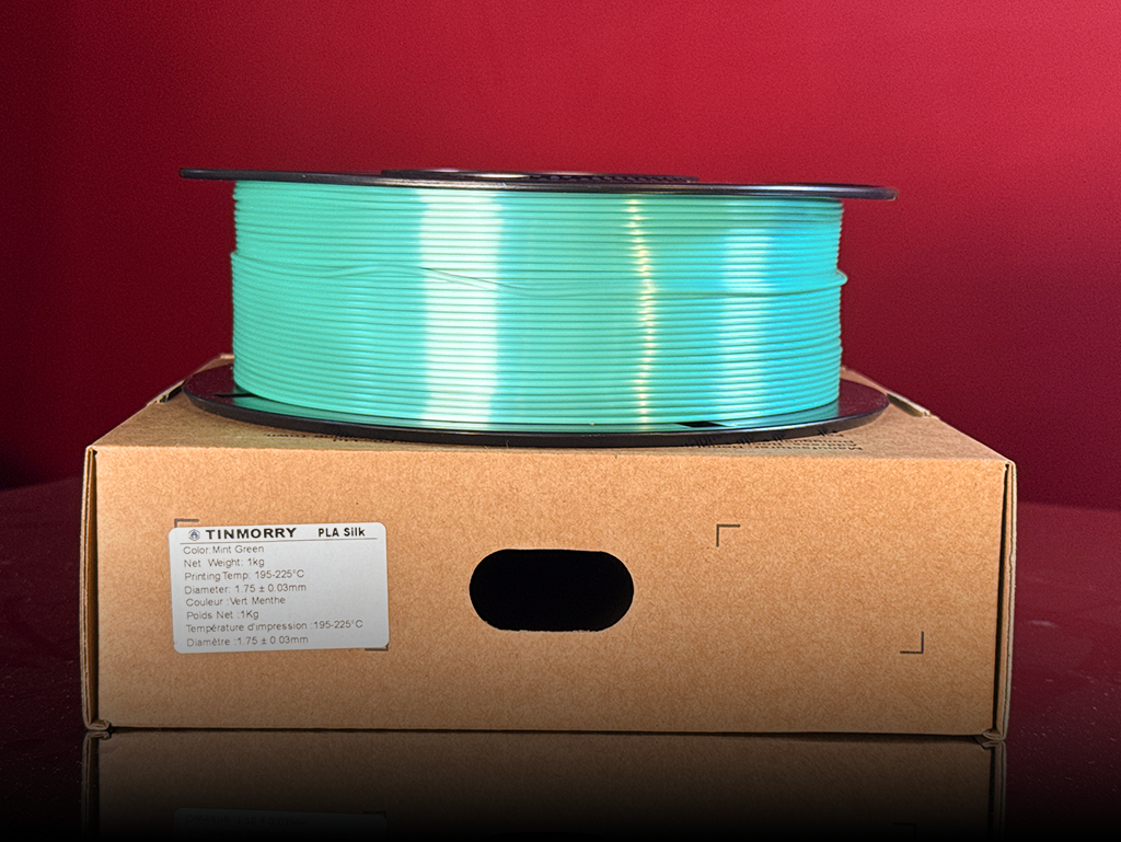 TINMORRY PLA Silk Mint Green 1.75mm 1Kg