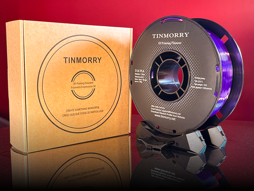 TINMORRY PLA Silk Purple 1.75mm 1Kg