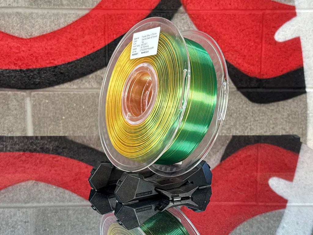 Filament PLA Silk Tricolor Gold/Green/Pinkish 1kg