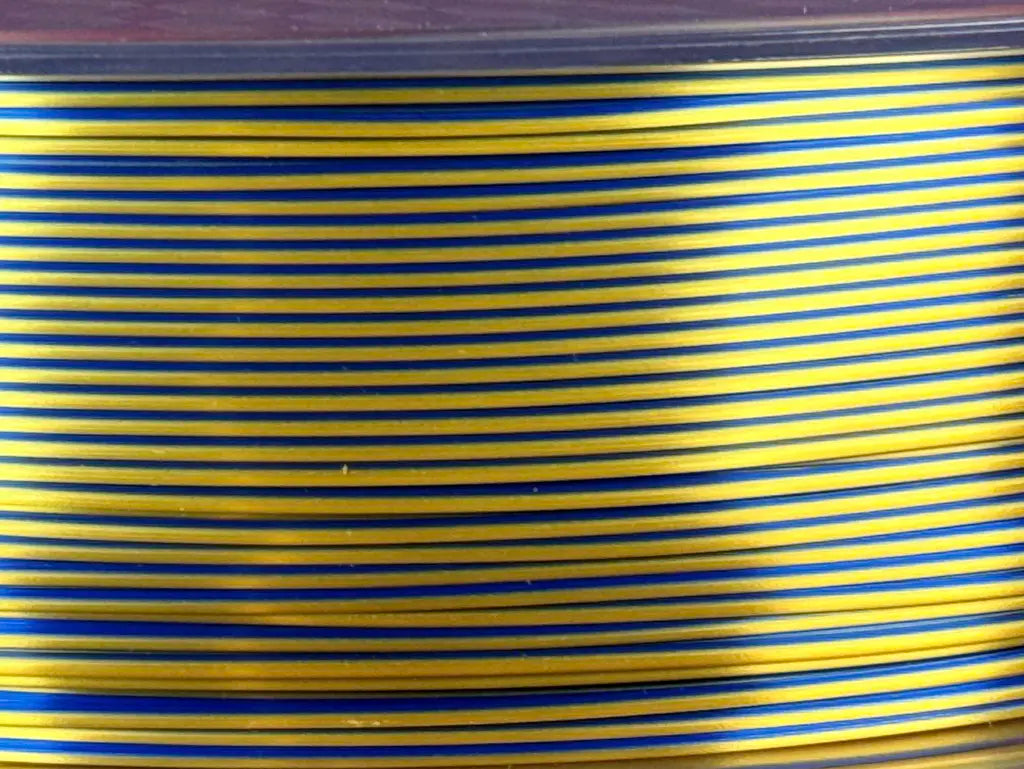Filament PLA Silk Tricolor Yellow/Green/Blue 1kg